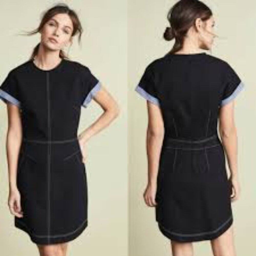 DEREK LAM CROSBY STRETCH TWILL DRESS SIZE 12